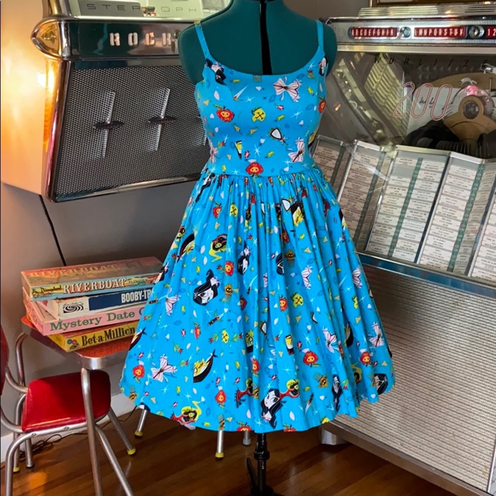 Pinup Girl Clothing Jenny Dress Snow White Sz. L